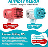 Bubble Storm Pro – 36-Hole Electric Bubble Blaster
