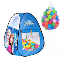 Pack Of 2 - Frozen Tent House with 50 Pcs Soft Plastic Balls