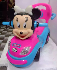 Mickey Mouse Push Car With Lights Music