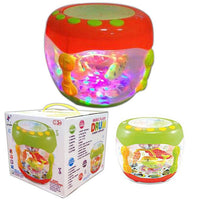 Lightahead Kids Electronic Touch Drum Set With Music And Lights Toy