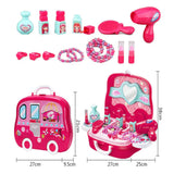 Beauty Pretend Play Briefcase Makeup Playset Pink