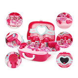 Beauty Pretend Play Briefcase Makeup Playset Pink