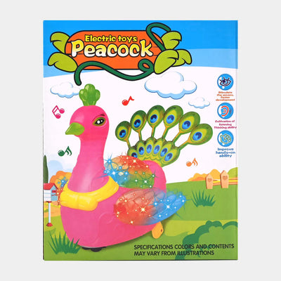 DazzleFeathers – Interactive Light-Up Peacock Toy