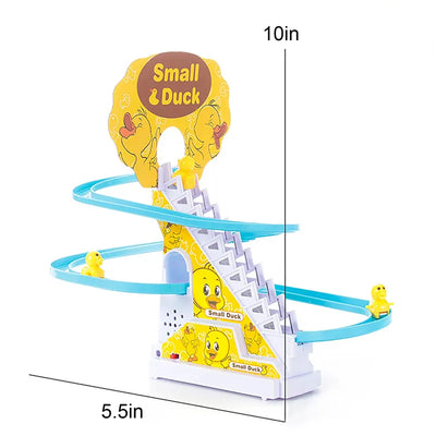 Duck Race Track Set With LED Flashing Lights & Music