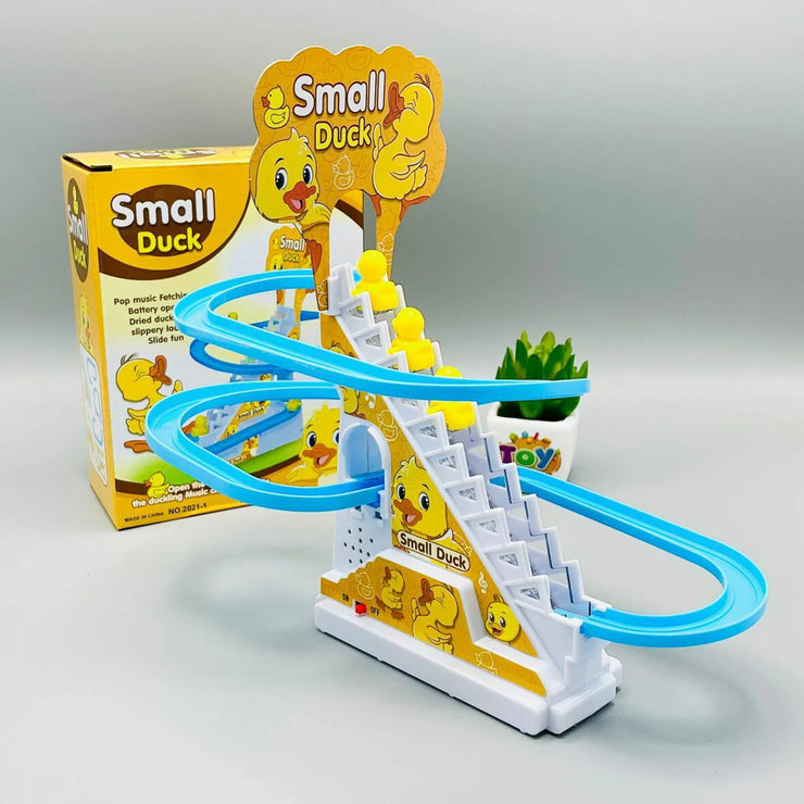 Duck Race Track Set With LED Flashing Lights & Music
