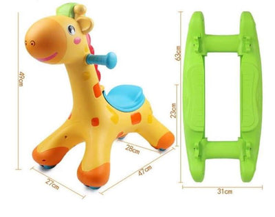 Evergreen Rocking Ride on Giraffe Horse Animal