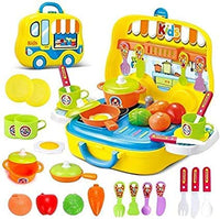 Little Chef Kitchen Suitcase – 26-Piece Portable Playset