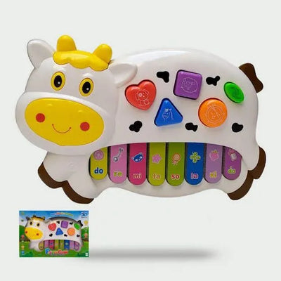 Moo-sical Piano – Cow-Shaped Keyboard Toy with Lights & Sounds