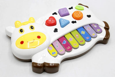 Moo-sical Piano – Cow-Shaped Keyboard Toy with Lights & Sounds