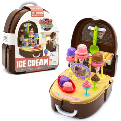 Sweet Treats Gelateria – 34-Piece Ice Cream Play Backpack