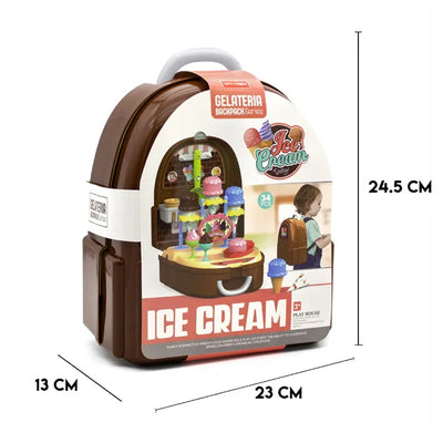 Sweet Treats Gelateria – 34-Piece Ice Cream Play Backpack