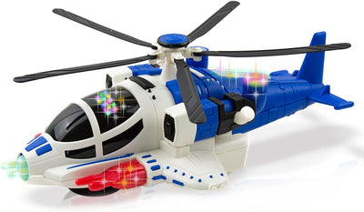 SkyRanger Bump & Go Helicopter – Lights & Sounds Adventure (Blue)