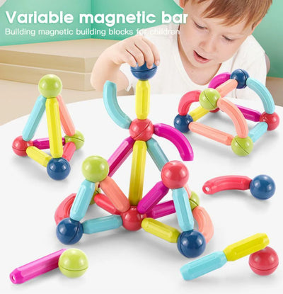 MAGNETIC BAR BUILDING BLOCKS