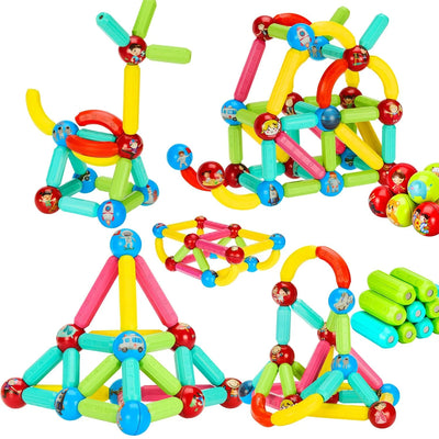 MAGNETIC BAR BUILDING BLOCKS