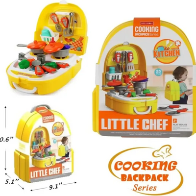 Chef's Adventure Backpack – 2-in-1 Kitchen & Role-Play Set