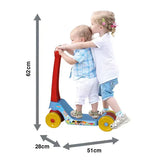 Scooter for kids Hot Wheels Scooter Evergreen 04-wheel kick drive plastic Gifts For Toddlers Children Boys Girls