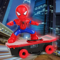 Spider Man Electric Stunt Skateboard Toy (large size)