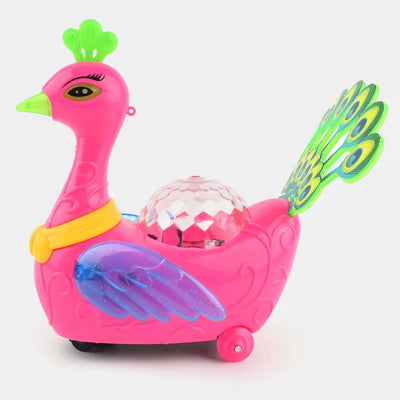 DazzleFeathers – Interactive Light-Up Peacock Toy